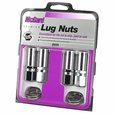 McGard 63002 Chrome Racing 1.365  Shank Style Lug Nut Set (M12 X 1.5 Thread Size • $19.50