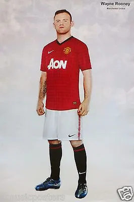 WAYNE ROONEY -MANCHESTER UNITED FC  STANDING IN UNIFORM  POSTER -Soccer/Football • $18.18