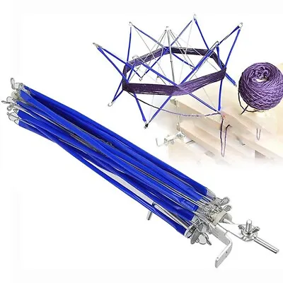 Durable Plastic Umbrella Swift Yarn Winder For Easy Wool And Thread Winding • £26.57