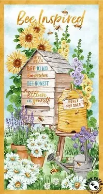 BEE CULTURE PANEL~MICHAEL MILLER New 100% Cotton • $11.99