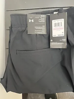 Under Armour Match Play Tapered Fit Golf Pants - Men's 34x30 ~ $80.00 Black • $45.95