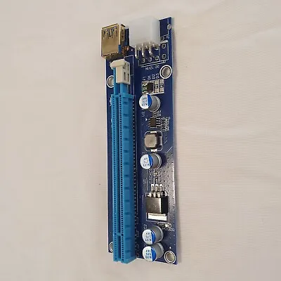 £3.95 • Buy PCI-E 1X To 16X Extender Riser Card Adapter - GPU Mining Etc. USB 3.0