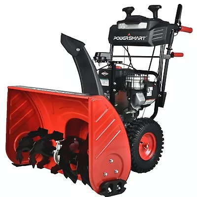 PowerSmart 208CC B&S Gas Powered Snow Blower 24-Inch With Heated Grips LED Light • $799.99