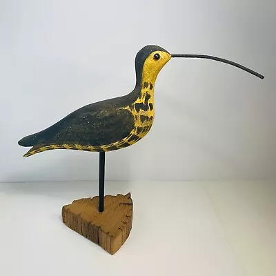 $89.95 • Buy Vintage 1980 Signed Richard Morgan Carved Wood Bird Decoy