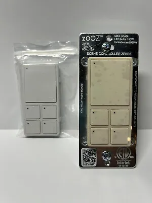 Zooz ZEN32 Z-Wave Scene Controller 700 Switch Wall Remote Light Almond+White • $26