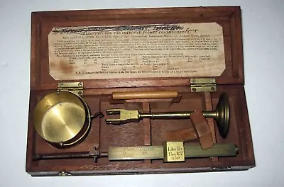 CASED C1826 JOHN BLEULER London - Improved POCKET Grain CHONDROMETER Scale • $1097