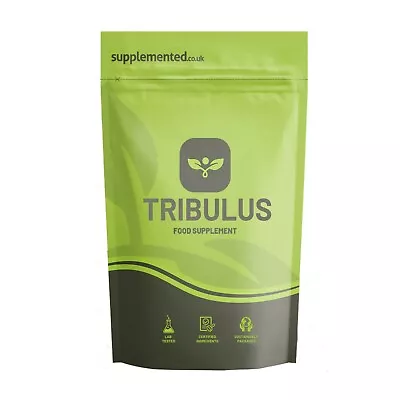 Tribulus Terrestris Extract 1500mg 180 Tablets Vegan Testosterone Booster  • £7.99