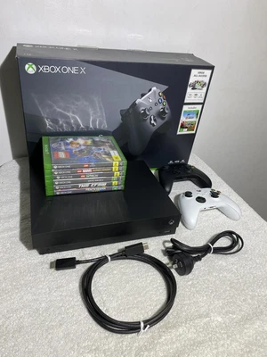$340 • Buy Xbox One X Console In Original Box.1787. Games X 6 & 2x Controls &original Cords