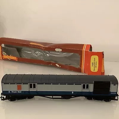 HORNBY R.416 OPERATING MAIL COACH BR LIVERY OO GUAGE. Damaged Box • £10