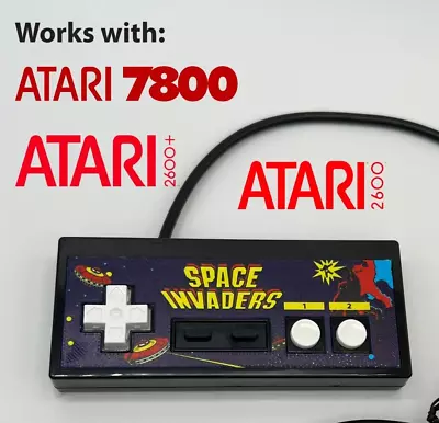 Atari 7800  2600 2600+ Controller Control Pad Gamepad Joystick CX78 Space Invade • $39.95
