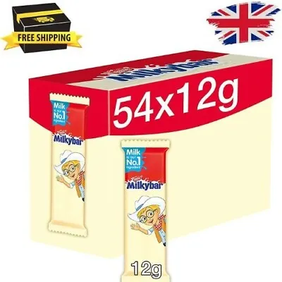 Milkybar White Chocolate Kid Bar 12g (Pack Of 54) • £13.98