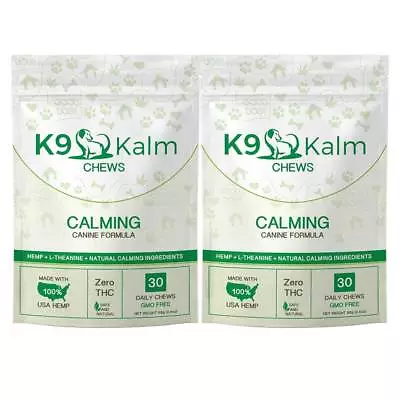 K9Kalm Hemp Oil Supplement For Dogs 60 Soft Chews • $70