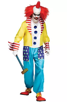 Brand New Wicked Jester Clown Master Adult Costume • $28.47