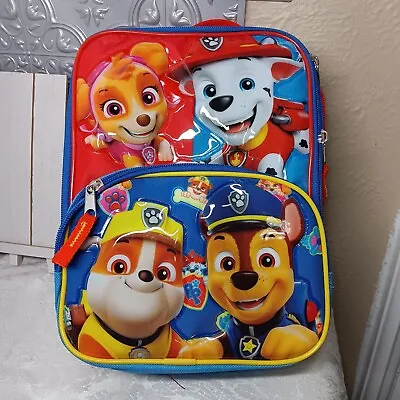 Paw Patrol 3D School Lunch Bag Marshall Chase Rubble Skye Lunch Box Nickelodeon  • $8.99