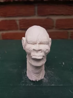 Small Plaster Shrunken Head Prop In Films Tv Great Ornament Figurine New Unused • $25