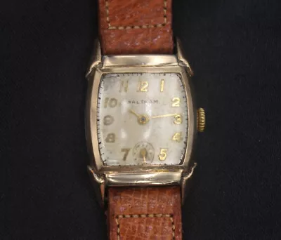 1940’s Waltham 19 Jewel Fancy Case Men’s Vintage Watch • $1.25