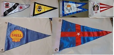 Custom Yacht Club Boat Ship Regatta Marina Event Pennant Flag Burgee Cruise Race • $69.99