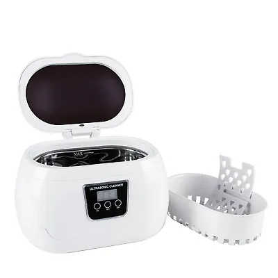 600ml Digital Ultrasonic Cleaner Jewelry Watch Eyeglasses Denture Cleaning • $38.94