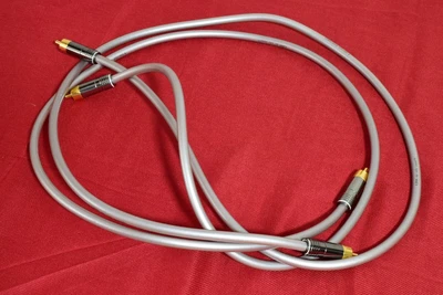 £160 • Buy Genuine Linn Silver 1.2m Gold Plated Rca Analogue Rca Cable. Hi-fi Interconnect.