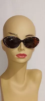 MOSCHINO Tortoiseshell Vintage Women Cat Eye  USED  Sunglasses • $39.99