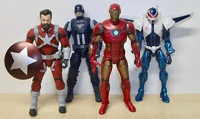 Set Of 4 Marvel Legends Action Figures Inc. Captain America & Red Guardian • £24.99