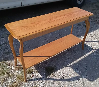 Solid Oak Sofa Table / Entry Table  (ENT47) • $399