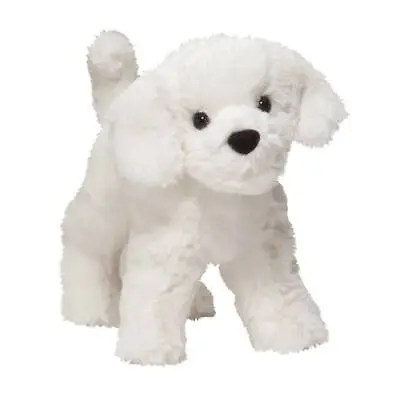 DANDELION PUFF The Plush BICHON Dog Stuffed Animal - Douglas Cuddle Toys - #4078 • $14.45