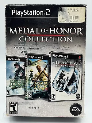 Medal Of Honor Collection (PS2 PlayStation 2 2007) All Complete CIB Tested • $31.99