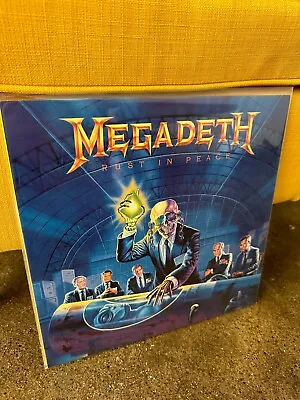 Megadeth Rust In Peace 2008 180 Gram Reissue Vinyl Record LP Thrash Metal Limit • $26.52