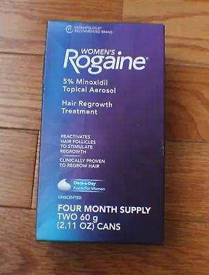 Rogaine Women's 5% Minoxidil Topical Foam 4 Month Supply 2.11-oz 11/2024; 02/24 • $32.95