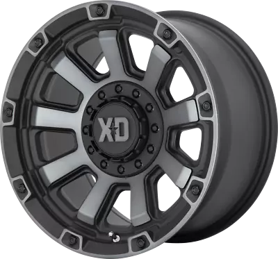 20 Inch Gray Black Wheels Rims Chevy 2500 3500 Dodge RAM Hummer H2 20x10  8 Lug • $1804