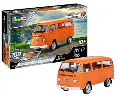 Revell-Germany VW T2 Bus - Snap Model Van Kit - 1/24 Scale - #7667 • $44.51