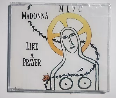 MADONNA CD Like A Prayer 3 Track EXT REMIX German For UK 1995  5  YELLOW SEALED • $50.45