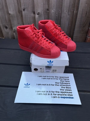 £79.99 • Buy Adidas Pro Shell G61112 Red 5.5 Uk ART - S85958 New Never Worn