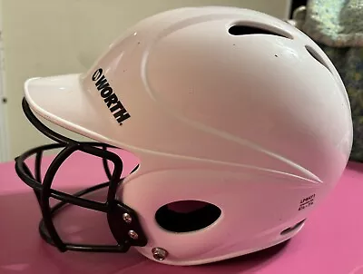 Worth Youth Batting Helmet W/ Face Guard-Used One Season • $14.99