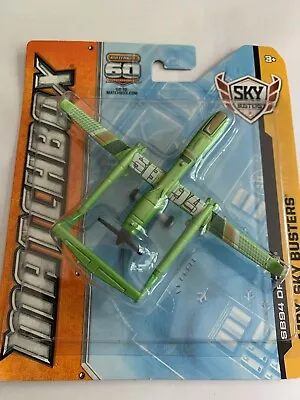 Matchbox 2012 SB94 Drone Green Airplane MBX Sky Busters (60Th Anniv Edition) • $12.95