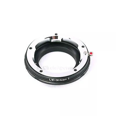 LEICA M Leitz Mount Lens To NIKON 1 Mount Adapter Ring N1 J1 J2 J3 V1 V2 S1 AW1 • $23.20