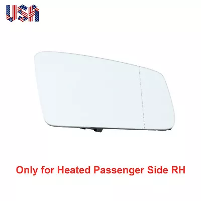 Right Passenger Side Mirror Glass Heated For Mercedes C180 C250 C300 2010-2013  • $22.09