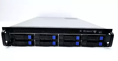 RackChoice 2U Server Case 6Gbps Hot Swap 8 X3.5 Bays M-ATX/Mini-ITX Depth 21.5  • $275.49