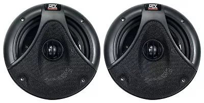 Pair MTX TM652WB-B 6.5  75w RMS! Marine Boat Speakers With Advanced Crossover • $39.95