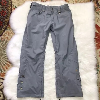 Oakley Snowboard Ski Pants Insulated Loose Fit Men Size M Gray 34x31 • $55