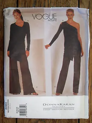 Vogue Designer Sewing Pattern 2064 Donna Karan DKNY Top Pants Sz 18-20-22 UNCUT • $10.82