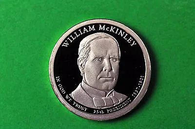 $4.99 • Buy 2013-S GEM Proof ( William McKinley) Deep Cameo US Presidential One Dollar