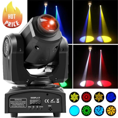 4stk 120W Beam Moving Head Bühnenlicht RGBW LED GOBO DMX Flightcase Weihnachten