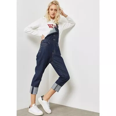 NWT Levi’s Raw Hem Dungarees Size 28 • £48.44