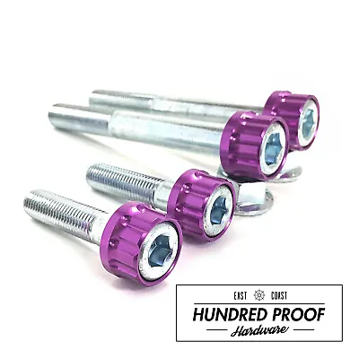HUNDRED PROOF HARDWARE Drop Fork Bolt Kit Honda Civic Acura Integra [Purple] • $49.99