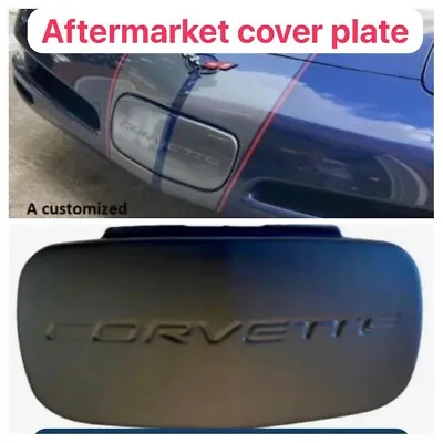 UNPAINTED Aftermarket Cover/bumper Filler/license Plate For Corvette C5 97-04 • $39.99