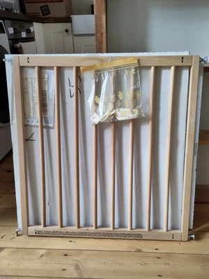 £45 • Buy BabyDan Panel Wooden Safety Gates X3 (2 Brand New In Box, 1 Used V. Good Cond.)