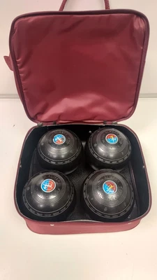 £14.99 • Buy Vintage Almark Clubmaster Heavyweight Black Lawn Bowls Size 5 Medium K 97 