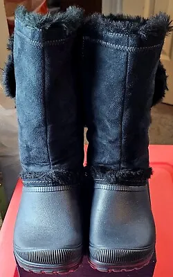 Earth Kalso Montage Shearling Winter Boots Vintage Women’s Size 7 U.S & 6 A.U • $34.76